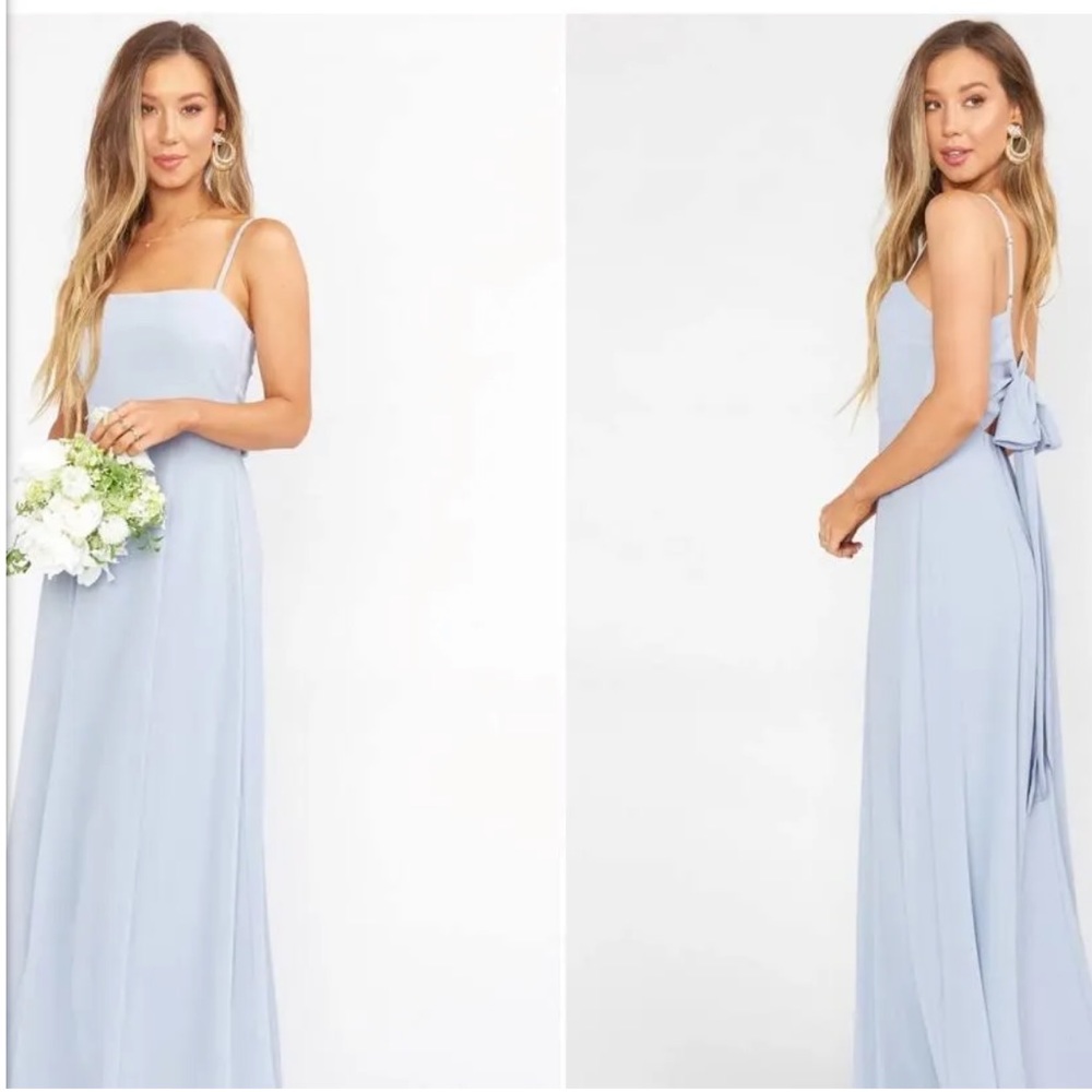 FORMAL BLUE MAXI LENGTH DRESS (never worn with tags!)